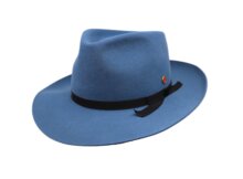 Mayser fedora Wool felt Ocean Blue