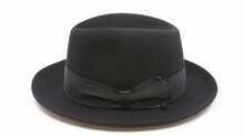 borsalino waterproof fedora zwart