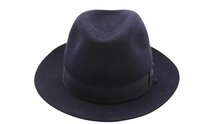 borsalino fedora qs haarvilt cut brim 6 5 cm zwart