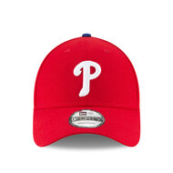 new era 9forty baseball cap mlb league philadelphia phillies red