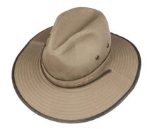 stetson tarnell traveller cotton hoed donker beige