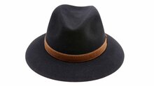 borsalino alessandria new outdoor haarvilt zwart bruin