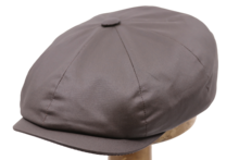 alfonso deste newsboy cap wax cotton model kyoto bark brown