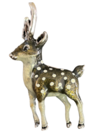 hoedenbroche dama deer