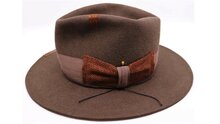 jos van dijck by silvester maria bespoke fedora haarvilt robusta brown