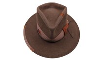 jos van dijck by silvester maria bespoke fedora haarvilt robusta brown