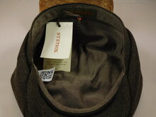 stetson hatteras ballonpet wolmix tweed look bruin