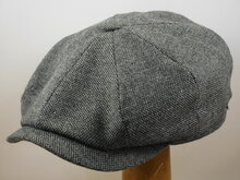 stetson hatteras ballonpet wolmix tweed look antraciet