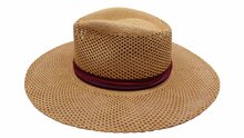 signes bespoke fedora gaudi sol panama tan en bordeaux