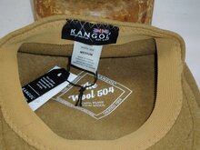 kangol flatcap 504 wool camel