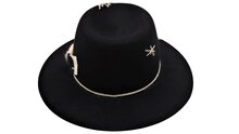 panizza bespoke fedora latina 27 distressed high roller zwart