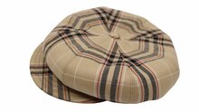 jos van dijck volumineuze ballonpet wol burberry look beige