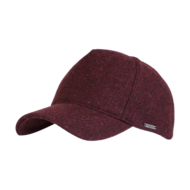 wigens baseball cap contemporary tweed bordeaux