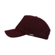 wigens baseball cap contemporary tweed bordeaux