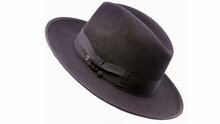 panizza fedora napoli brede rand 30x haarvilt zwart