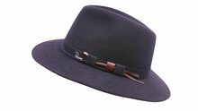 panizza fedora aquila 30x haarvilt navy