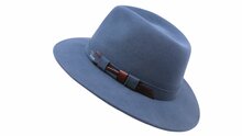 panizza fedora aquila 30x haarvilt jeansblauw