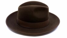 panizza fedora napoli brede rand 30x haarvilt bruin