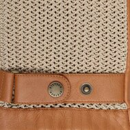 stetson crochet gloves sheep nappa leather light brown