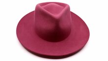 panizza fedora basic trapani wolvilt oud roze