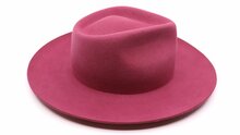 panizza fedora basic trapani wolvilt oud roze