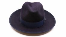 panizza fedora napoli brede rand 30x haarvilt navy