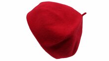 kopka roll up baret wolvilt cherry rood