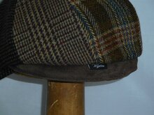 Wigens Retro Newsboy Classic Cap Wool Patchwork 