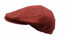 borsalino engelse pet crossover fleece wol visgraat rood spikkel