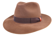 jos van dijck fedora pico haarvilt burnt brown