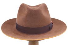 jos van dijck fedora pico haarvilt burnt brown