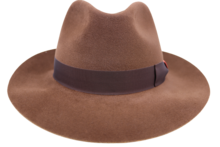 jos van dijck fedora pico haarvilt burnt brown