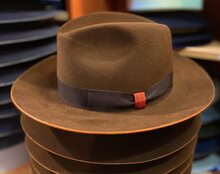 jos van dijck fedora pico haarvilt burnt brown