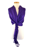 onkar pashmina viscose royal purple