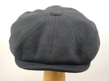 stetson hatteras newsboy cap wol kasjmier mix black