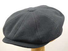 stetson hatteras newsboy cap wol kasjmier mix black