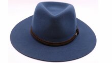 panizza fedora latina 27 wolvilt jeansblauw