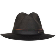 stetson traveller regenhoed avasun wax katoen bruin