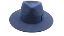 panizza fedora latina 27 haarvilt jeansblauw