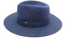 panizza fedora latina 27 haarvilt jeansblauw