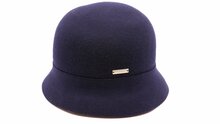 seeberger cloche wolvilt strik marine blue