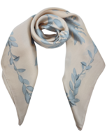 onkar neckerchief sjaal botanical nude and grey