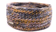 seeberger knitted hoofdband wolmix multi bronze