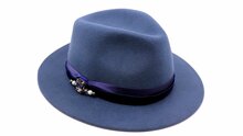 panizza fedora aquila bespoke haarvilt velvet and satin on the rocks jeansblue