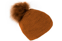 fiebig muts pompom po wolmix cinnamon 