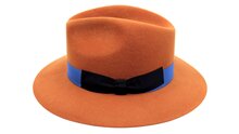 jos van dijck by tesi fedora serena contrast haarvilt burnt orange