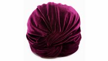 jos van dijck turban velvet burgundy