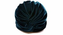 jos van dijck deluxe turban velvet bottle green