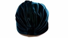 jos van dijck deluxe turban velvet bottle green