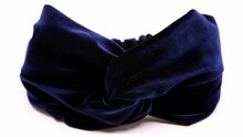 jos van dijck hoofdband velvet dark navy